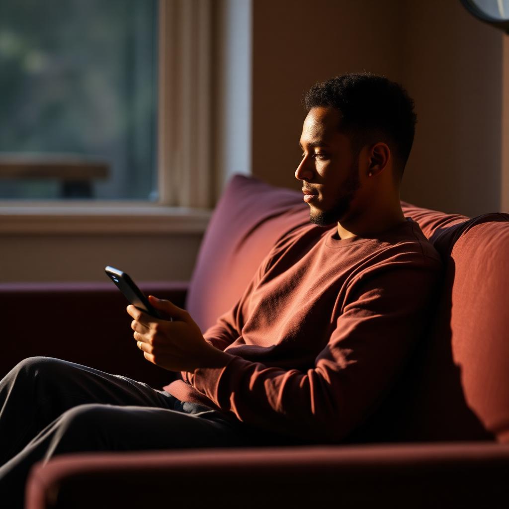 Person giving on a phone